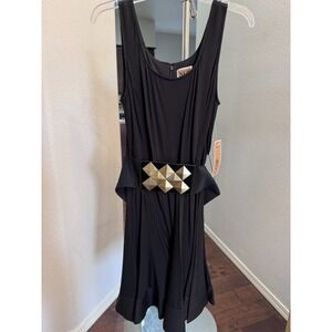 Nue By Shani‎ Black Dress Shapewear Belt Size 12 NWT